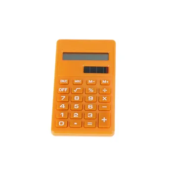 Pro Cartoon Mini Kalkulačka 8-Ciferný Displej Duálne Napájanie Roztomilý Candy Calculadora Solárne Hesap Calculatrice Solaire