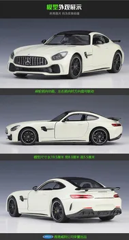 WELL 1:24 značky Mercedes-Benz AMG GTR Zliatiny Luxusné Vozidlo Diecast Vytiahnuť Späť Modelu Auta Tovar, Hračky pre Dospelých Zber