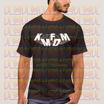 Najnovšie 2020 Lete Kmfdm Logo Bavlna Ležérne Oblečenie pánske Tričko Tričko Súčasnosti Homme Topy, Tričká S-4XL
