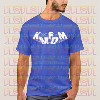 Najnovšie 2020 Lete Kmfdm Logo Bavlna Ležérne Oblečenie pánske Tričko Tričko Súčasnosti Homme Topy, Tričká S-4XL