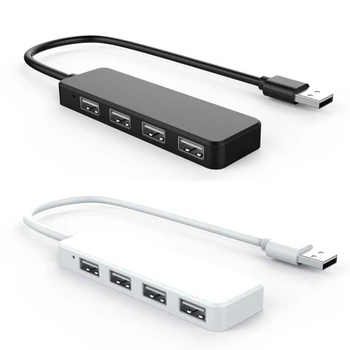 USB 2.0, USB 3.0, 4 Porty Rozbočovač Rozšírenie Splitter Adaptér pre Mac Pro, iMac, MacBook a Mac Mini PC a Notebook S USB Portom Nabíjačky