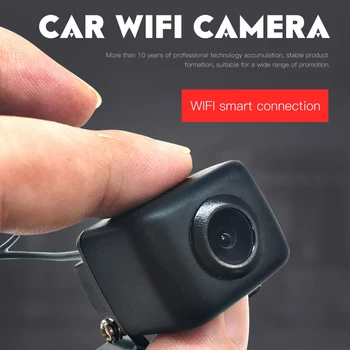 DIYKIT Auto parkovacia Kamera WIFI Cúvaní Kamera Dash Cam Star Nočné Videnie Tachografu Nabíjačka do Auta pre iPhone a Android Telefón