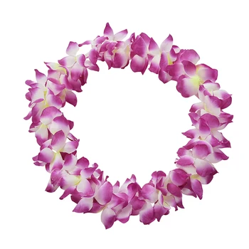 1PCS Strany Havajské Luau Petal Leis Pláži Tropické Kvetina Náhrdelník Festival Party Dekorácie, Svadobné Dodávky