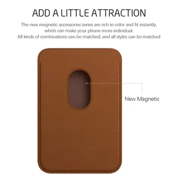 Magnetické Karty Taška Pre iphone12 Módne Peňaženky Karty Držiteľa puzdro Pre iPhone 12 Pro Max 12 Mini Luxusné Kožené Puzdro Kryt