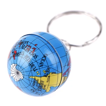 2 ks Ručné Mape Sveta Planéty Zem, Geografia prívesok na Mape Sveta Svete Keychain Šperky Zemi Svete Umenia Prívesok Keychains Darček