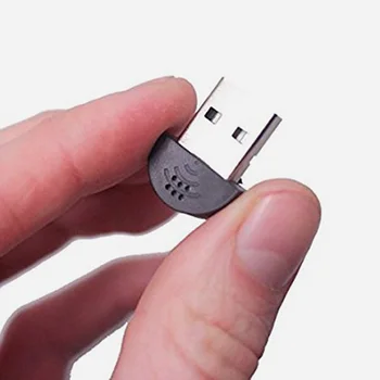 Móda Prenosný Mini USB Mikrofón Pre Prenosný POČÍTAČ, Skype, Hlasový Rozpoznávací Software Počítača Mikrofóny SGA998