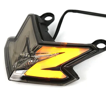 Motocykel pre Kawasaki Z800 ZX6R Z125 rovno do konverzie LED zadné svetlá s turn signál brzdové svetlá