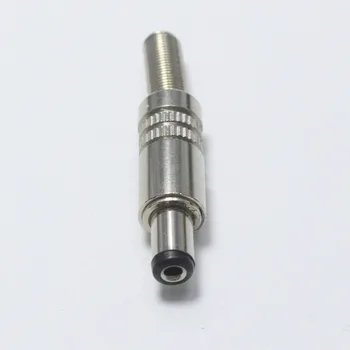4pcs 9 mm 5.5*2,5 mm DC Napájací Konektor 5,5 mm * 2,5 mm New Metal Samec Konektor Konektor Audio Adaptér pre OD5mm Kábel pre DIY Opravy