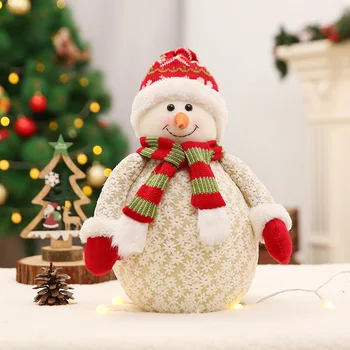 Vianočné Snehuliak Bábika Textílie Penové Dekorácie Hotel Okno Rekvizity