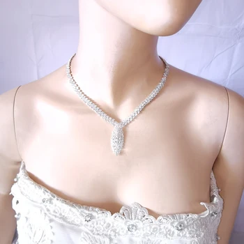 2021 NOVÉ MÓDY klasické crystal CZ zirkón náhrdelníky náušnice náramok, prsteň svadobné hostiny, večera obliekanie šperky set