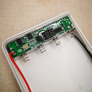 DIY power bank Súpravou Dual USB 5V 1A/2A použiť 8x 18650 Batérie dosky Micro USB Typ-C Pre Telefón a Pad