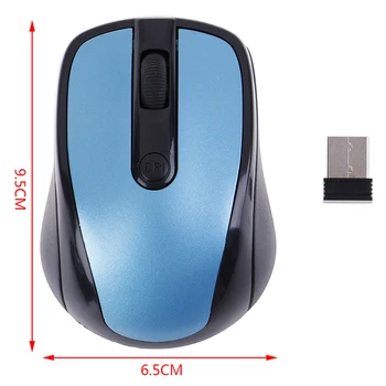 Optická bezdrôtová myš, myši usb myš 2,4 ghz s mini usb dongle pre PC