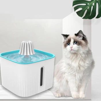 Mačka Vody Fontány, LED Indikátor, Hladiny Vody Okno, Ultra-Tichý, Vhodný pre Mačky, Psov, a Viaceré domáce Zvieratá