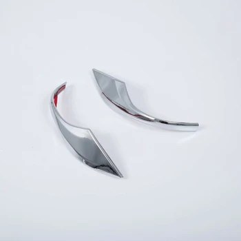 Striebro Trením Pásu Spätné Zrkadlo So Svetlom Kryt Rámu Pre Toyota C-H CHR 2018 2019 Auto Ochranné Nálepky