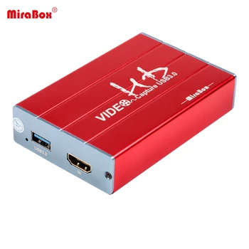 MiraBox USB3.0 Game Capture HD Video Zariadenia pre PS3 Hra prenos Live Stream Vysielania 1080P 60FPS Hra Zariadenie na digitalizáciu