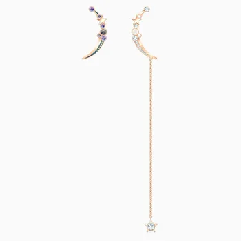 2020 SWA módne šperky star noc rose gold romantické, mesiac a hviezdy dekorácie náhrdelník pre ženy, najlepší romantický darček