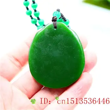 Green Jade Guanyin Prívesok Náhrdelník Ženy Muži Kúzlo Prírodných Vyrezávané Čínsky Šperky Amulet Suveníry, Darčeky pre Módu