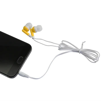 CHYI Candy Farby Hudby Slúchadlá Stereo Hifi V Uchu Slúchadlá Farebné Lacné Športové Slúchadlá In-ear 3,5 mm Ucho Bud Pre Ipod Iphone