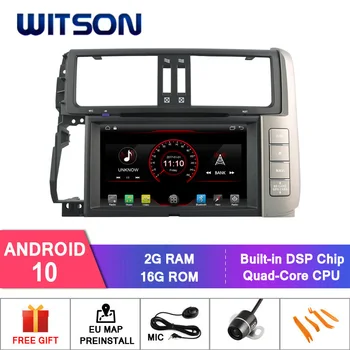 WITSON Android 10 CAR AUDIO SYSTÉM TOYOTA PRADO 150 AUTA GPS NAVIGÁCIA S GPS ZRKADLO ODKAZ/ 4G/DVR / bd/DAB/OBD/TPMS PODPORU