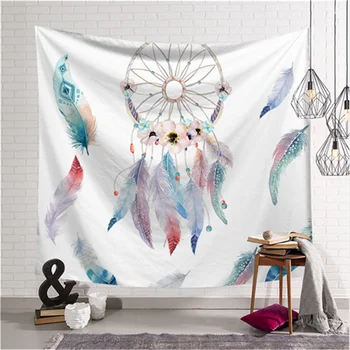 73 × 95 cm zvierat vzor stene visí handričkou obývacia izba dekoratívne gobelín stenu spálne polyester deka