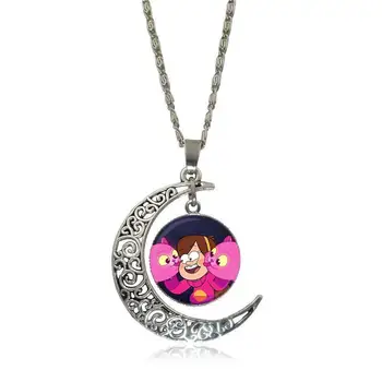 EJ Glazúra Mabel Bill Šifra Módny Náhrdelník Ručné Mesiac Tvar Choker Náhrdelník Šperky Multi Vzormi Pre Dievčatá a Strát Maxi