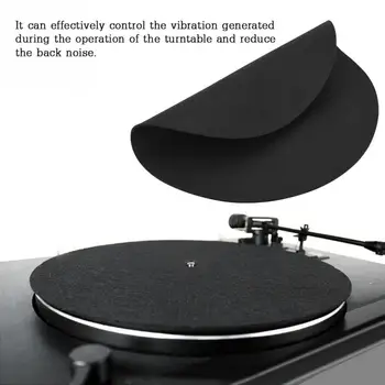1PCS Ultra-tenké Anti-statické Vinyl Gramofónu Záznam Pad Antistatické Ploché Mäkké Mat Záznam Slipmat Mat Pad