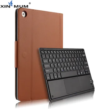 Bezdrôtová Bluetooth klávesnica Tabletu Prípade Huawei MediaPad M5 10 10.8 palcový Kryt Chránič PU Kožené Mediapad M5 Pro 10.8