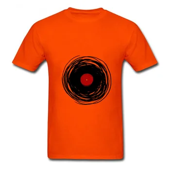 T Shirt Mužov Spinning S Vinyl Retro Music DJ T-Shirt Dospelých Hip Hop Tee Tričko Plus Veľkosť 3XL