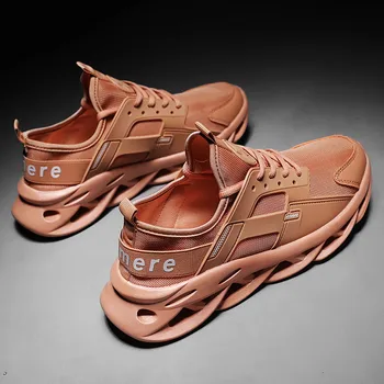 Pánske Módne Tenisky Hard-Nosenie Príležitostné topánky Ľahké Priedušná Zapatos Hombre Kvalitné Pohodlné Air Mesh topánky