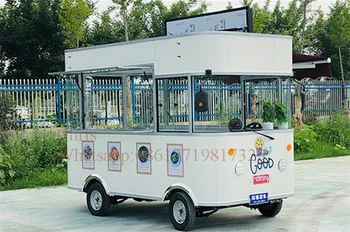 Mobile Fast Food Vozíky Číňania Používajú Hot Dog Košíka Snack Auto Mobile kaviareň auto Potravín Kamión Na Predaj Európe