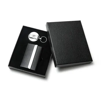 YAMBUTO Nový Súbor Magnet Card Key Držiteľ Nastaviť Business Darček RFID Karty Držiteľ Muži Ženy Multifunkčné Slim Držiak Peňaženky Spojka
