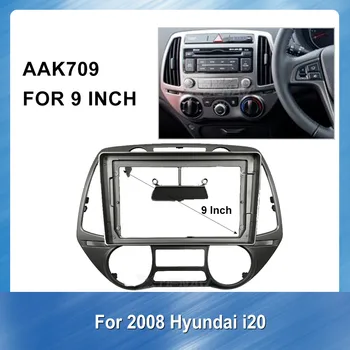 Fascia Car Audio Rám Pre Hyundai I20 2008 Autoradio Stereo Panel Dash Mount Výbava Inštalačný Kit Rám Pre Hyundai Adaptér