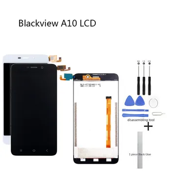 Displej Vymeniť za Blackview A10 Dotykový LCD Displej 5.0 inch čierna biela pre Blackview A10 kombinovaný Displej LCD Dotykový Displej