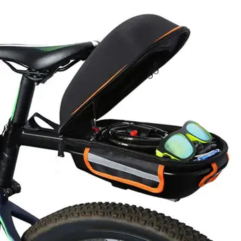 Na bicykli Sedlo Cyklistická Taška na Bicykel Zadné Sedadlo Cargo Bag MTB, Road Bike Rack Nosič Kufra Taška Pannier