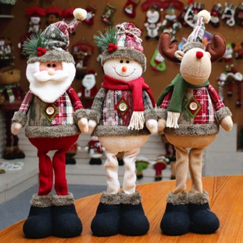 3-Dielna Sada Vianočné Dekorácie, Vianočné Dekorácie Bábiky Vianočné Elk Okno Vianočné Dodávky