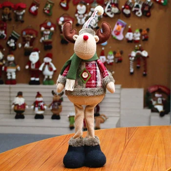 3-Dielna Sada Vianočné Dekorácie, Vianočné Dekorácie Bábiky Vianočné Elk Okno Vianočné Dodávky