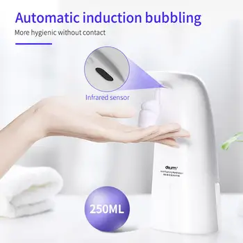 200 ml Inteligentné Automatické Indukčné Bublina, Žiadny Kontakt S Hygienické Automatické Indukčné Mydlo na Čistenie Spotrebiče - Biela