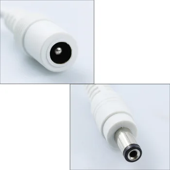 LED pásy dotyk dimmer ovládanie jasu led dimmer prepínač Čierna biela DC Žena & Samec Konektor Pre jednofarebné LED Pásy Lampa