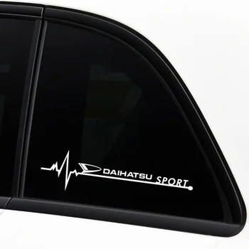 2 KS Auto Bočné Okno Dekorácie Reflexné Nálepky na Daihatsu Creative Auto Telo Okno Styling Obtlačky Príslušenstvo