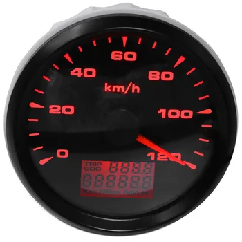 Najnovšie 8 Druhov Farba Podsvietenia Prístrojovej dosky Meradlá 85mm Rýchlosť Odometers 0-120 km/h GPS Tachometre 9-32v pre Auto, Loď, RV