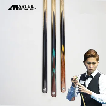 Pôvodný MASTER PB Série Snooker Cue Jeden Kus Cue Popola Hriadele Ručné Masívneho Dreva S Príponou Biliard Stick Kit Black 8