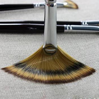 1PC Jemné Ruky ventilátor tvar maľovanie pero umelec olej malby Umenie pre Dodávky Písacie potreby Multifunkčné Pero