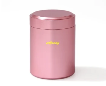 100ks/veľa 6.5x4.5 cm Mini Teabox zliatiny Titánu Čaj Caddies box Pre Cestovanie, Outdoorové Zapečatené Jar Plechovky 8g čaj Tin úložné boxy