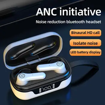 Nové ANC Pro Bluetooth V5.1 Slúchadlá Aktívnym Potlačením Hluku S LED Displejom Prenosných Bezdrôtových Dotykové Ovládanie Slúchadiel Slúchadlá TWS