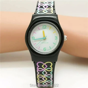 Unisex móda ženy čerstvé quartz hodinky individuality a štýlu propagáciu deti dievča krásne design plastové šaty hodinky
