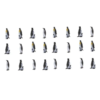 24pcs Realistické Realisticky Penguin Figúrka Morských Živočíchov Obrázok | Diorama Projekty, Domáce Dekorácie, detské Vzdelávacie Hračky