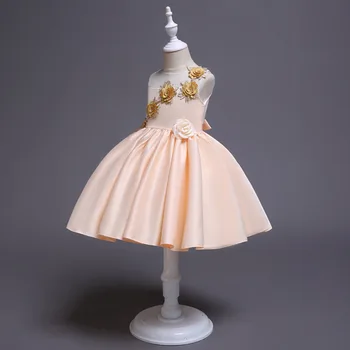 2019 nové dievčatá šaty princezná šaty dievča čipky svadobné šaty flower girl šaty zobraziť A2090