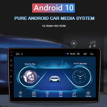 Nový 1+16 G Android 10 autorádia Multimediálny Prehrávač pre Toyota Sienna 2010-GPS Navigácie 2Din