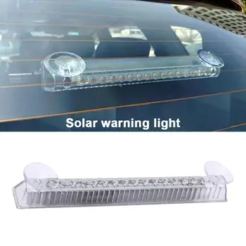 Auto Solárne Strobe Light Multi-function Núdzové Výstražné Svetlo Anti-odkalovacích 16LED Dekoratívne Osvetlenie