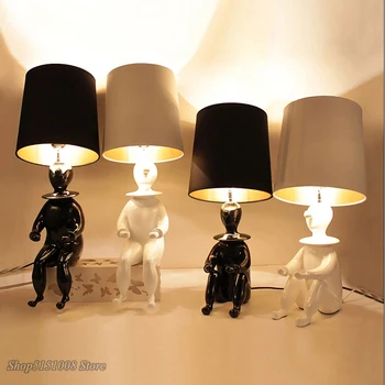 Moderné Jaime Hayon Klaun, Stolná Lampa Creative Móde, Spálne, Obývacej Izby, Písací Stôl Svetlá Štýl Jednoduchý Znak Stolové Lampy, Osvetlenie